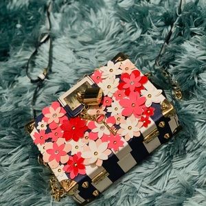 Floral Box Purse